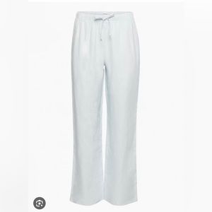 Aritzia Wilfred Free LODGE LINEN PANT Cloud Blue - Size Medium - Discontinued!!
